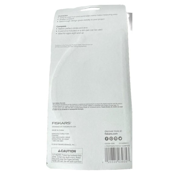 Frikars Protractor And Compass Set New - Picture 4 of 5